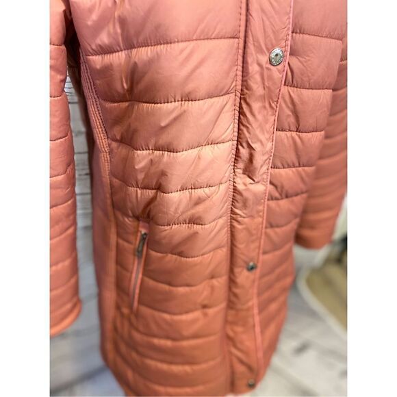 HanTon Faux Fur Hood Jacket Size Medium - Picture 4 of 16